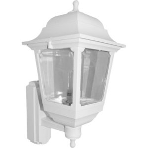 ASD SQUARE LANTERN WHITE, CLEAR DIFFUSER, 100W