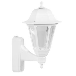 ASD PATIO COACH LANTERN WHITE, CLEAR DIFFUSER, 100W
