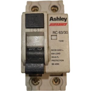 Ashley & Rock Supasafe RC63/30 11230 63a 30mA RCD