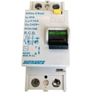 Ashley & Rock Supasafe 80A 100mA RCD RC80/100G