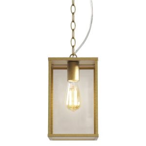 ASTRO HOMEFIELD PENDANT 240 NATURAL BRASS