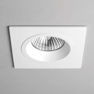 ASTRO TARO MATT WHITE FIXED FIRE RATED DOWNLIGHTER (86MM C/O)