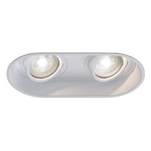 ASTRO MINIMA ROUND TWIN ADJUSTABLE MATT WHITE