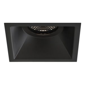 ASTRO MINIMA SLIMLINE SQUARE FIXED FIRE-RATED IP65 MATT BLACK