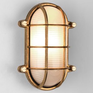 ASTRO THURSO OVAL CAST BRASS