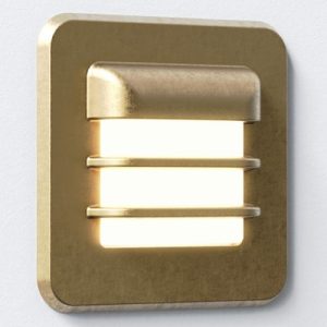 ASTRO ARRAN SQUARE LED SOLID BRASS
