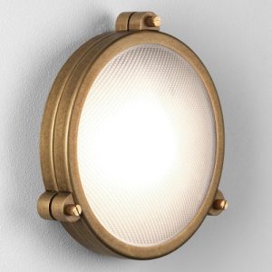 ASTRO MALIBU ROUND SOLID BRASS