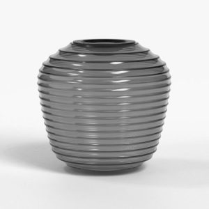 ASTRO NARA TAPER RIBBED GLASS SMOKE