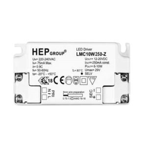 ASTRO LED DRIVER CC 250mA 6.5-10W