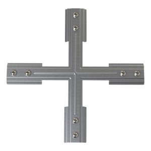 ASTRO TRACK X SUPPORT BRIGHT ZINC PLATED