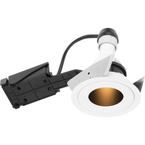 AURORA GU10 FIXED ROUND RECESSED BAFFLE DOWNLIGHT