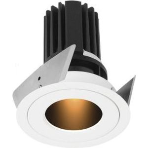 AURORA 240V 11W LED CRI97 FIXED PINHOLE TRIAC DIMMABLE RECESSED BAFFLE DOWNLIGHT 2700K