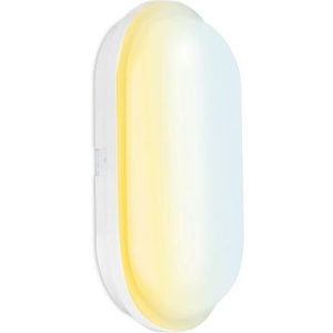 AURORA 240V 8W LED IP65 OVAL BULKHEAD WHITE 3000/4000/6500K