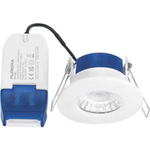 AURORA ENLITE 8W LED DIM IP65 3000K FIRE RATED