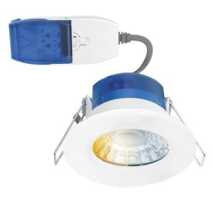 AURORA 240V 6W LED IP65 FIXED DIMMABLE FIRE RATED DOWNLIGHT FASTRFIX CRI90 WHITE 3000/4000/5700K
