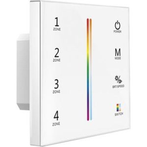 AURORA RGB + TUNEABLE WHITE BATTERY WALL CONTROLLER BLACK