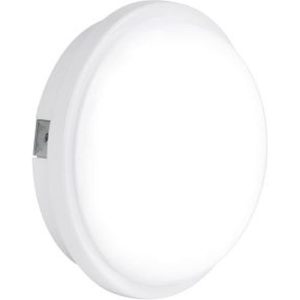 AURORA 220-240V 15W IP65 1630LM IK06 POLYCARBONATE ROUND LED BULKHEAD WHITE 4000K