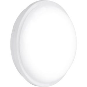 AURORA 220-240V 20W IP65 2050LM IK06 POLYCARBONATE ROUND LED BULKHEAD WHITE 4000K