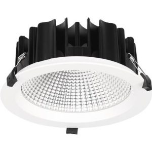 AURORA 240V 18W IP44 225MM 2200LM 60° 1-10V DIMMABLE LED DOWNLIGHT 4000K