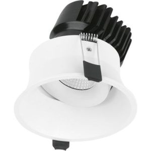 AURORA 220-240V 15W LED IP22 ADJUSTABLE 20MM BAFFLE DALI DIMMABLE DOWNLIGHT 3000K