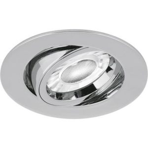 AURORA GU10 ADJUSTABLE LOCK RING DOWNLIGHT POLISHED CHROME