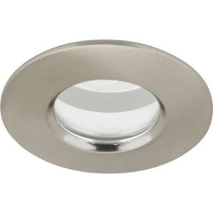 AURORA GU10 FIXED IP65 DOWNLIGHT SATIN NICKEL