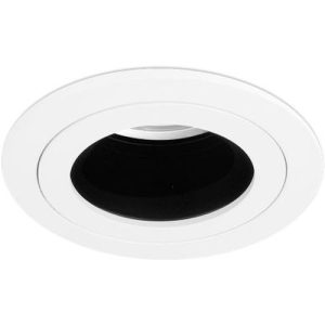 AURORA 240V GU10 FIXED BAFFLED DOWNLIGHT MATT WHITE