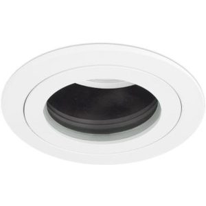 AURORA 240V GU10 IP65 FIXED BAFFLED DOWNLIGHT MATT WHITE