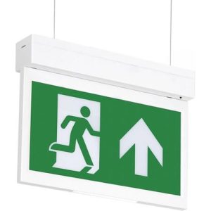 AURORA 220-240V 4W LED MANUAL TEST WALL/CEILING EMERGENCY EXIT SIGN