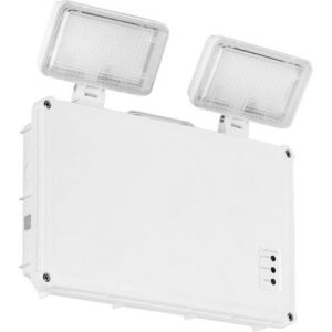 AURORA 220-240V 2X2.5W LED IP65 SELF TEST TWIN SPOT EMERGENCY LIGHT