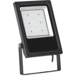 AURORA 50W 6000LM IP65 IK08 ADJUSTABLE ASYMMETRIC BEAM FLOODLIGHT BLACK 4000K