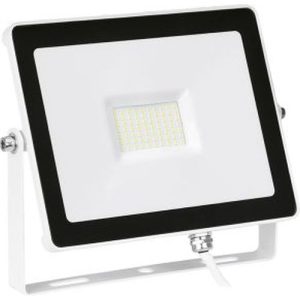 AURORA 240V 50W IP65 175MX225MM 5000LM IK08 ADJUSTABLE LED FLOODLIGHT BLACK 3000K