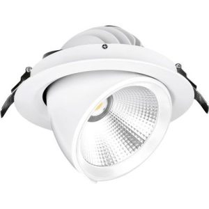 AURORA 240V 30W 180MM 3500LM 45? ADJUSTABLE NON DIMMABLE LED RECESSED WALLWASHER 4000K