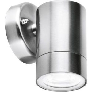 AURORA GU10 IP65 316 STAINLESS STEEL FIXED DOWN WALL LIGHT