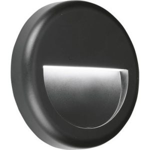 AURORA 240V 4W IP65 140MMX31MM 43LM IK10 ROUND EYELID LED WALL LIGHT 4000K
