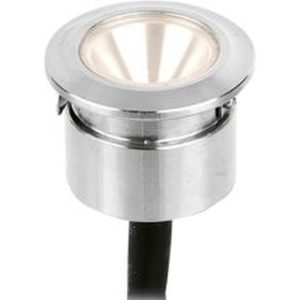 AURORA 350MA 1W LED IP68 S/S 316 ROUND MARKER LIGHT 5700K