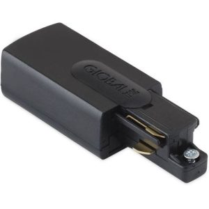 AURORA 250V GLOBAL LIVE END CONNECTOR LEFT HAND SINGLE CIRCUIT TRACK BLACK