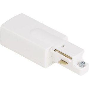 AURORA 250V GLOBAL LIVE END CONNECTOR RIGHT HAND SINGLE CIRCUIT TRACK WHITE