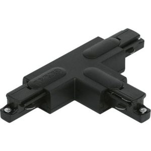 AURORA 250V GLOBAL T CONNECTOR RIGHT OUTSIDE POLARITY SINGLE CIRCUIT TRACK BLACK
