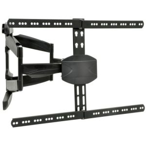 FULL MOTION DOUBLE ARM TV WALL BRACKET FOR 32-65IN CURVED & FLAT SCREEN