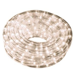LED WARM WHITE ROPE LIGHT PER MTR