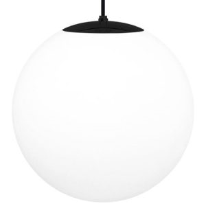 BEI 500MM POLY CLEAR/BLACK GLOBE