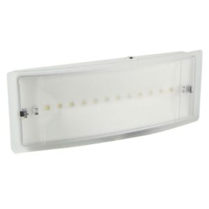 BELL 3W SPECTRUM LED MAINT/NON-MAINT MINI SURFACE EMERGENCY BULKHEAD + LEGENDS