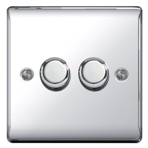 BG NEXUS POLISHED CHROME 2G DIMMER LED