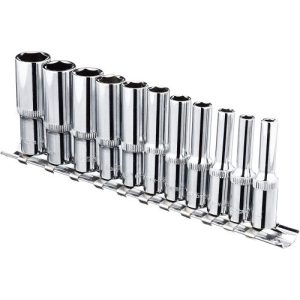 BLUESPOT 11-PC 1/4IN DRIVE SOCKET SET