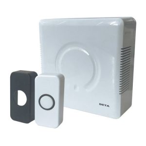 DETA 240V HARD WIRED DOOR CHIME WITH BELL PUSH