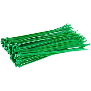 100MM X 2.5MM GREEN CABLE TIES (100)