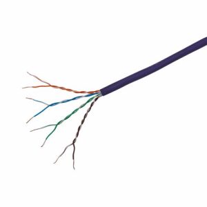 CAT5.E SOLID COPPER PURPLE LS0H DATA CABLE (305MTRS)