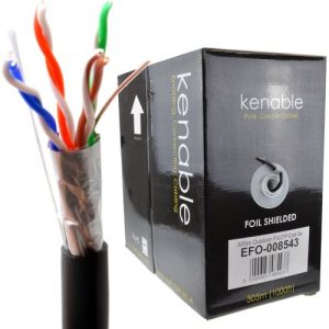 CAT5.E SOLID COPPER EXTERNAL SCREENED DATA CABLE(305M)