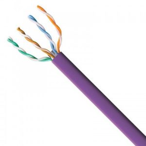 CAT6.E SOLID COPPER PURPLE LSF DATA CABLE (305MTRS)